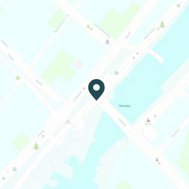 Mapa que muestra la ubicación del showroom en Barcelona